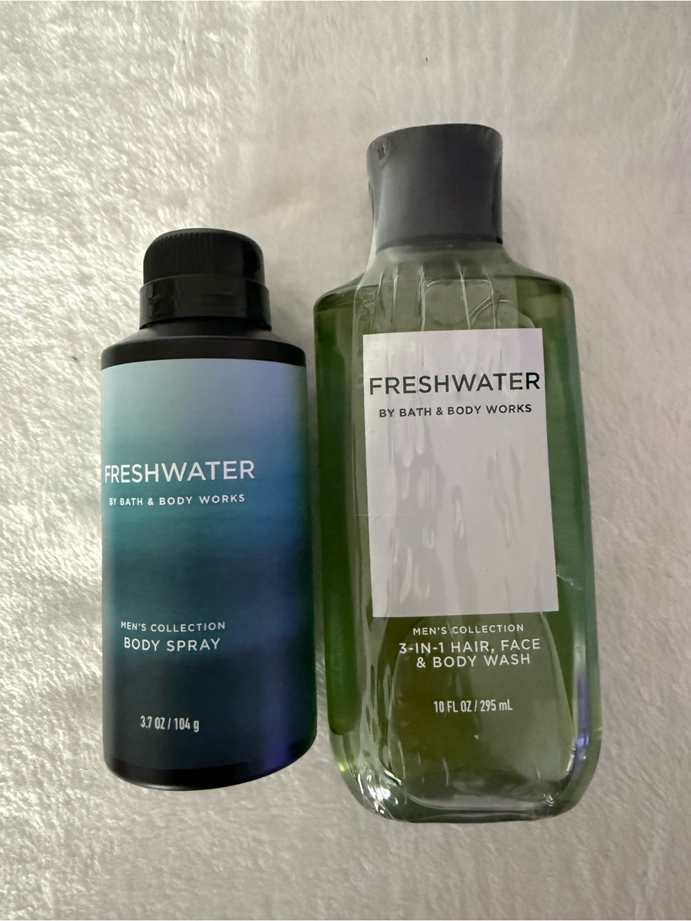 Bath & Body Works Freshwater Body Spray & 3-in-1 Wash — green, blue
